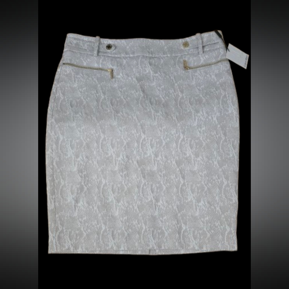 Calvin Klein Animal Jacard Pencil Skirt NWT